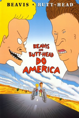 Beavis and Butthead Do America movie poster