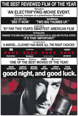Good Night, and Good Luck. movie poster