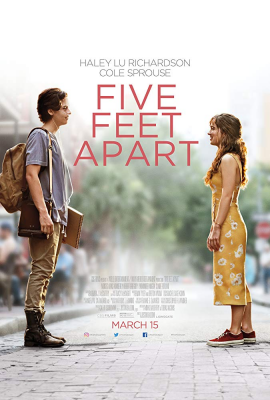 В метре друг от друга (Five Feet Apart) movie poster
