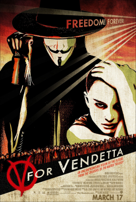 «V» значит Вендетта (V for Vendetta) movie poster